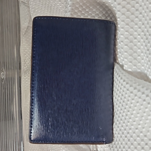 LAUREN RALPH LAUREN NAVY CARD CASE WALLET FOR WOMEN - Picture 2 of 11